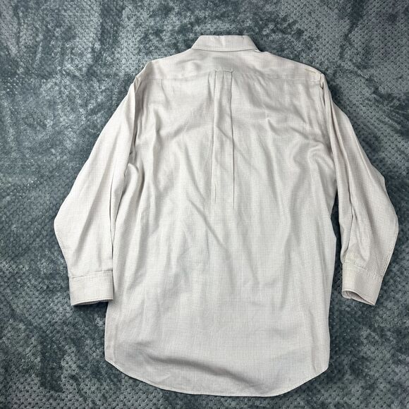 Faconnable Dress Shirt Mens 3 15.5L Long Sleeve Button Down Check Made In Usa - Picture 3 of 8